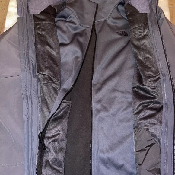 The North Face Apex Storm Peak Triclimate Jacket 3 in 1 Grey Mens Large - Picture 6 of 10